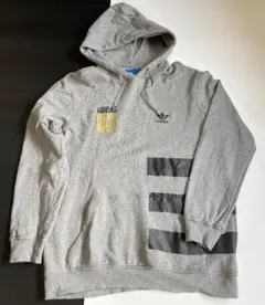 adidas originals パーカー グレー 3本ライン XO