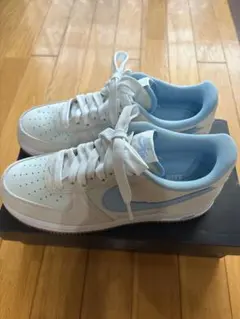 나이키 에어 포스 1 화이트/블루 26.0cm