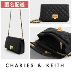 CHARLES & KEITH キルト クラッチ キルティング ショルダーバッグ
