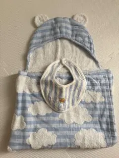 タオルミュージアム　TMOC フード付きバスタオル　スタイセット　出産祝い