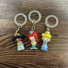ディズニー プリンセス めじるしアクセサリー 3種セットチャーム