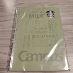 STARBUCKS キャンパスリングノート カーキのサムネイル