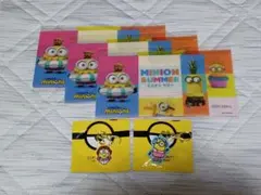 ミニオンズ　キーホルダー2個+マスクケース3枚