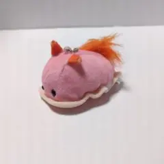 ウミウシ ぬいぐるみ キーホルダー ピンク