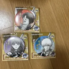 銀魂展　コレクション缶バッジ　銀時　坂本　猿飛
