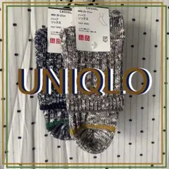 UNIQLOユニクロ アッシュソックス25〜27cm ２点セットのサムネイル