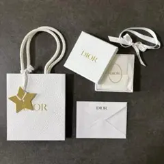 Dior　ボックス　空箱　リボン　スター付ショッパー