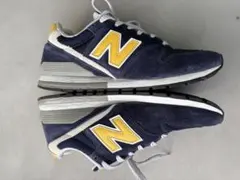 New Balance 996 ネイビー/イエロー スニーカー