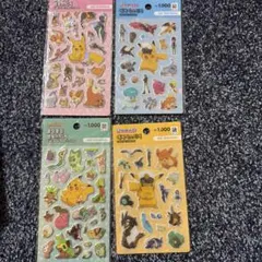 韓国ダイソー限定ポケモンシール 4枚セット