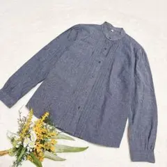 バンドカラーシャツ 長袖 シャツ