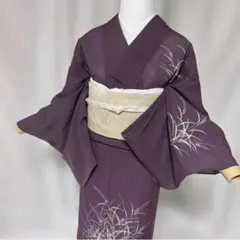 未着用【正絹】絽　訪問着　3点セット　正絹夏着物と帯締めと帯揚げのサムネイル