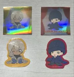 名探偵コナン ステッカー ちぢませ隊 安室透 赤井秀一