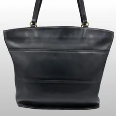 OLD COACH tote bag leather archive navy