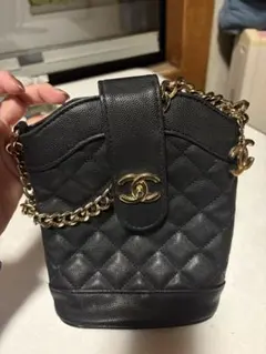 【値下げ】シャネル　ミニショルダー　ショルダーバッグ　バケット型　ノベルティ