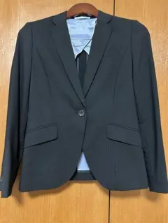 ブラックストライプ　ビジネススーツ　AIR COOL ジャケット＆スカート