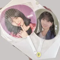 TWICE モモ　うちわ　university one more time