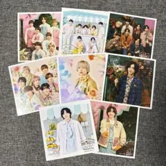 なにわ男子/ましかくフォト【全種】＆フレークシール 完全コンプリートセット！ なにわ男子/ましかくフォト【全種】＆フレークシール 完全コンプリート