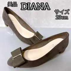 美品【DIANA】アルテミスダイアナ （23cm） ローヒールパンプス スエードのサムネイル