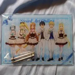 ソードアート・オンライン キャスト複製サイン入り色紙風ポートレート