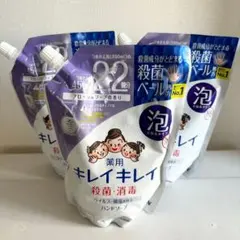 【新品】薬用キレイキレイ ハンドソープ 詰替 フローラルソープ450ml ×3のサムネイル