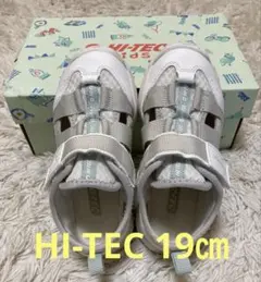 HI-TEC キッズサンダル ホワイト　19㎝
