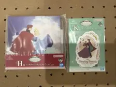 一番くじ ディズニープリンセス H賞 K賞 セット