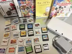Nintendo 3DS LL ホワイト 充電器 ゲームソフト付き