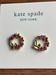 kate spade 花輪デザイン ピアス 期間限定特価 一点だけ