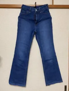 レディース デニムパンツ ブルーのサムネイル