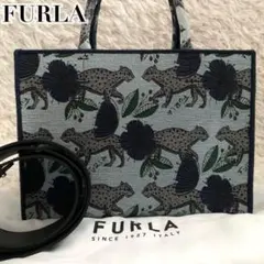 未使用級 レア✨フルラ 現行 トートバッグ オポチュニティ 2way ジャガード