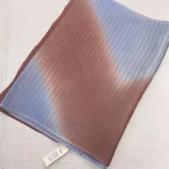 7619 夏用帯揚げ　絽　暈し　正絹