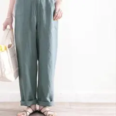 リネンカーゴパンツ