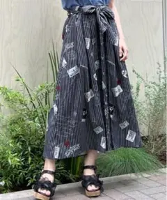 axes femme ボン・ヴォヤージュ柄スカートのサムネイル
