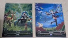 MTG Forest Plains 2枚セット（初音ミク）