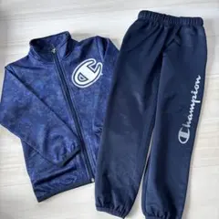 Champion チャンピョン　ネイビー迷彩柄ジャージ上下セット