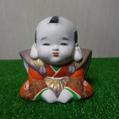 【値下げ致しました。】福助博多人形 陶器製 置物 縁起物