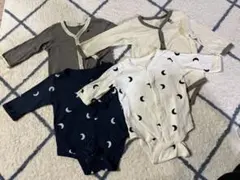 ベビー長袖ロンパース　70.80cm 4枚セット