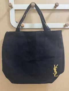 新品YSL トートバッグ 黒 ロゴ刺繍 訳あり品のサムネイル