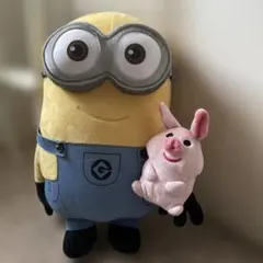 ミニオン ぬいぐるみ ウサギ付き 大きめ