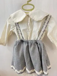 【最終値下げ】 mezzo piano チェック柄ロンパース