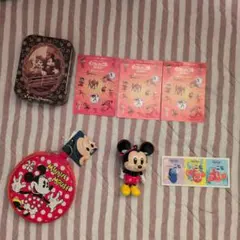 ディズニー　まとめ売り　セット　ミッキー　シール　ボールチェーン　期間限定