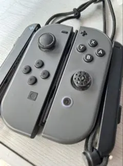 Switch グレー ジョイコン　純正 ジャンク品 ストラップ付き