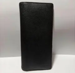 COACH長財布 コーチ　黒レザー　カードポケット付き