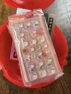 サンリオ　ボンボンドロップシールミニチュアチャーム　　ハローキティ