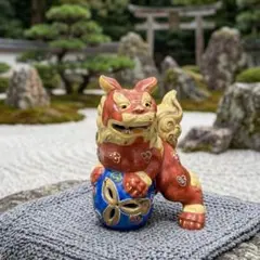九谷焼 大黒天 七福神 色絵金彩 陶器置物 特大57㎝ 縁起物 商売繁盛