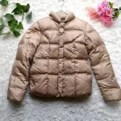 【МK ミッシェルクラン】【М相当】ダウンジャケット　ベージュ　オフィスカジュア