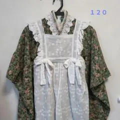 キャサリンコテージ　着物ワンピース　グリーン