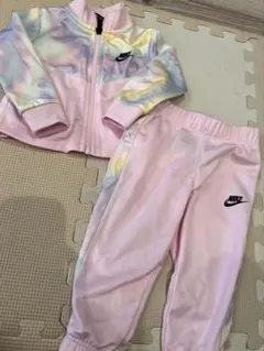 ノースフェイスTHE NORTH FACE ジャージ上下セット ピンク80センチ