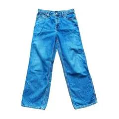 UNIQLOワイドデニム L ミディアムブルー ¥598 即購入OK　春夏