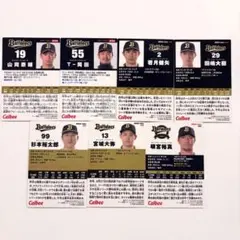 プロ野球チップス カード オリックス・バファローズ 7枚セット